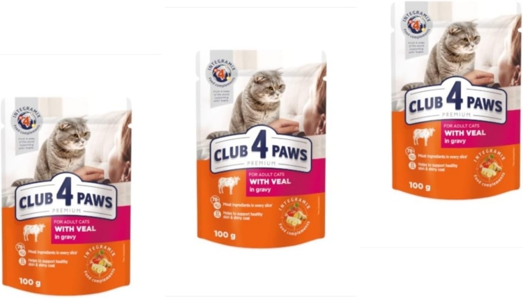 Club 4 paws Veal In Gravy Adults Cats 