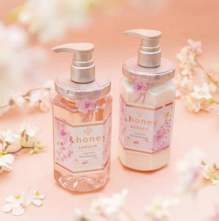 ViCREA, &honey Sakura Edition Deep Moist Shampoo & Conditioner  Set 