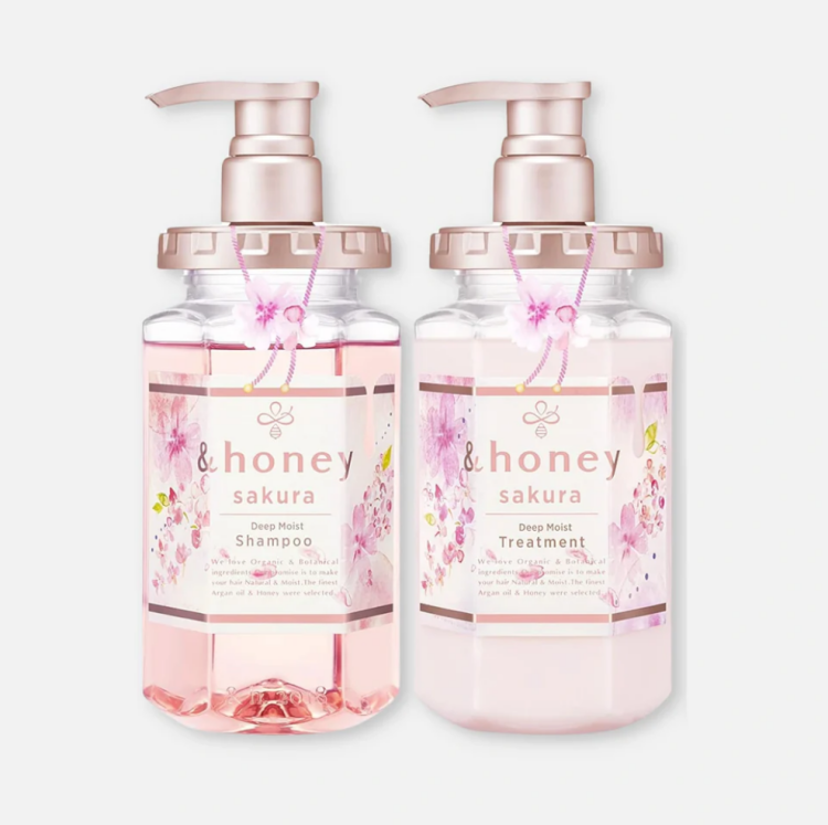 ViCREA, &honey Sakura Edition Deep Moist Shampoo & Conditioner  Set 