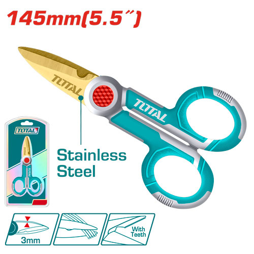 مقص الكتروني 5.5" TOTAL THT1155871