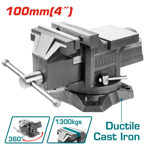 ملزمة متحركه TOTAL THT6146 Bench vice 4"