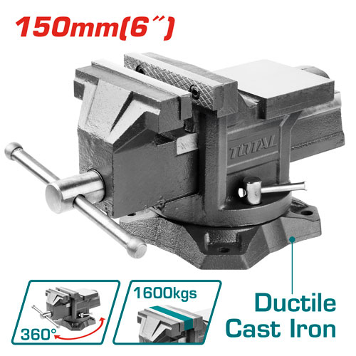 TOTAL THT6166 Bench vice 6" ملزمة متحركة