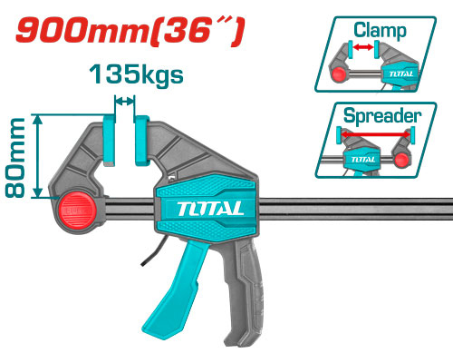 مربط نجارين اتوماتيك 36" TOTAL THT1346803