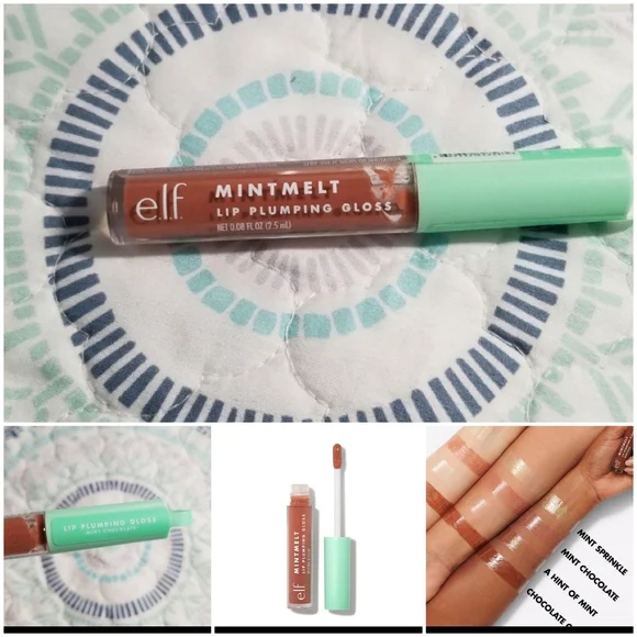 Elf Mint Melt Gloss chocolate جلوس لشفاه ممتلئة بلون الشوكلا