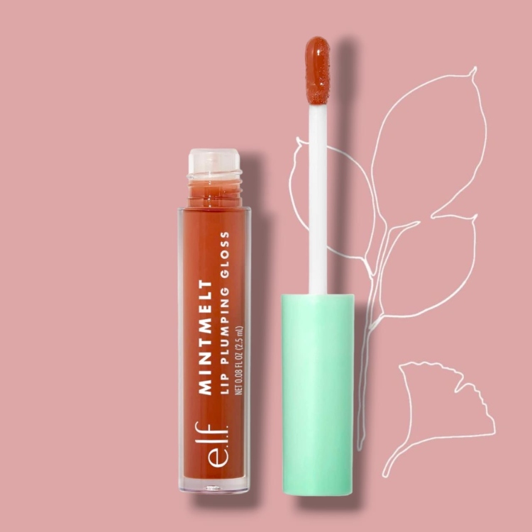 Elf Mint Melt Gloss chocolate جلوس لشفاه ممتلئة بلون الشوكلا