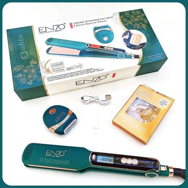 ستريتر و ماكينة نزع الشعر ENZO 2 IN 1