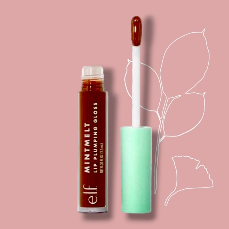Elf Mint Melt Gloss chocolate chip جلوس لشفاه ممتلئة بلون الشوكلا