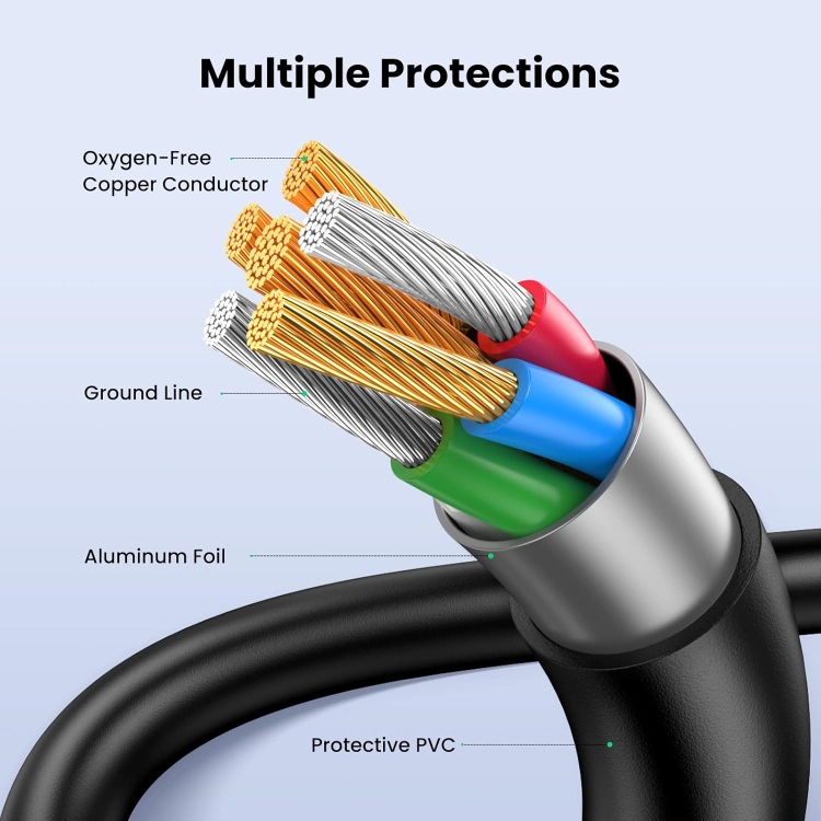 UGREEN 10355 USB 2.0 A MALE TO MINI 5 PIN MALE CABLE - 1M