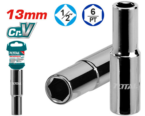بوكس طويل 13 ملم 1/2" TOTAL THTST12133L
