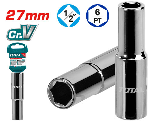 بوكس طويل 27 ملم 1/2" TOTAL THTST12273L