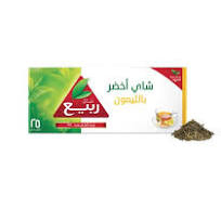 الربيع شاي اخضر بالليمون 25 ميدالية