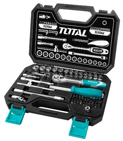 TOTAL THT141451 Socket Set 45PCS 1/4˝ طقم بوكس