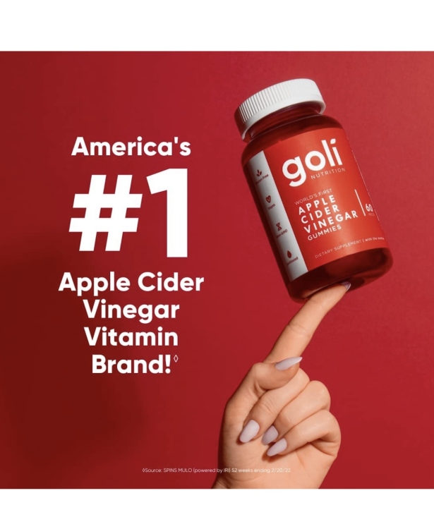 ‏GOLI APPLE CIDER VINEGAR GUMMIES   علكات خل التفاح 