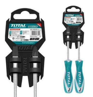 TOTAL THT250201 Screwdriver set/2 طقم مفكات 