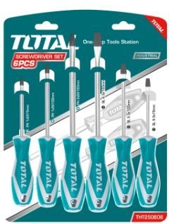 طقم مفكات 6 قطع TOTAL THT250606 6 Pcs
