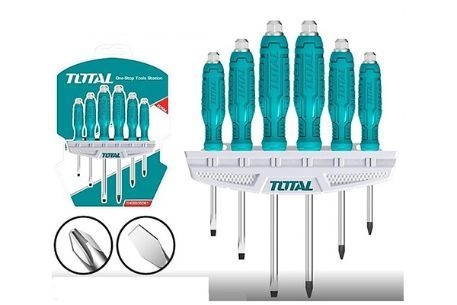طقم مفكات ضرب 6 قطع TOTAL THGSS35061