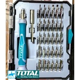 مفك مع راسيات 32 قطعه TOTAL THT250PS0321