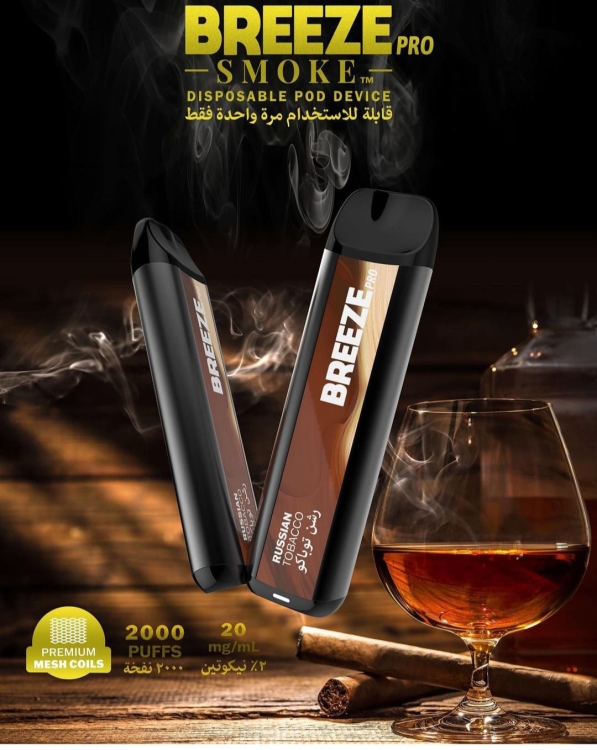 Breeze-Pro Russian Tobacco 2000 Puffs