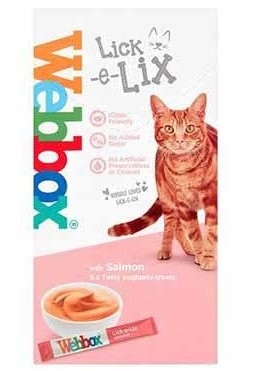 Webbox Lick E Lix, ، سلمون بالزبادي، 5 أكياس