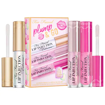 Too Faced Mini Plump & Go Ultimate Travel Plumping Gloss Set