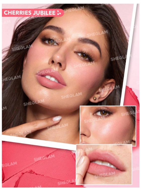 SHEGLAM, Very Cherry Cheek & Lip Cream Stack