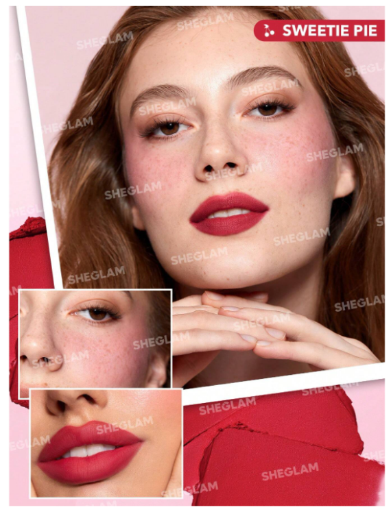 SHEGLAM, Very Cherry Cheek & Lip Cream Stack