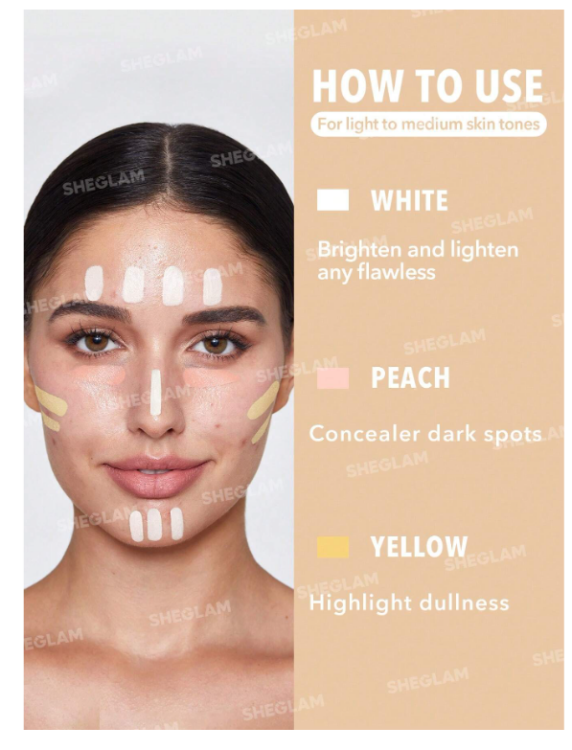 SHEGLAM, Like Magic Color Correcting Concealer-Peach