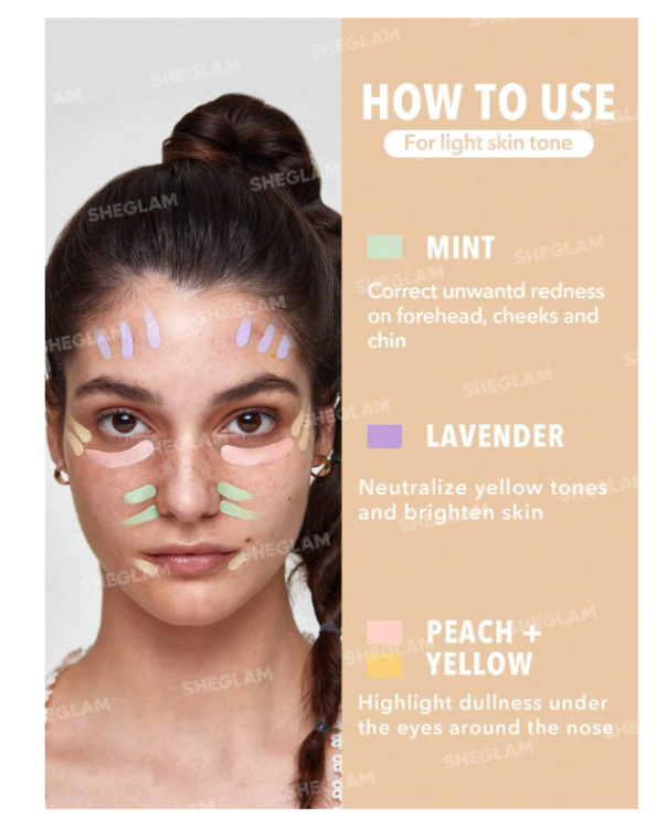 SHEGLAM, Like Magic Color Correcting Concealer-Peach