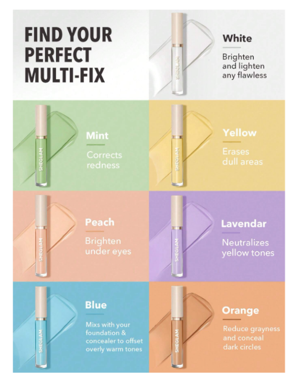 SHEGLAM, Like Magic Color Correcting Concealer-Peach