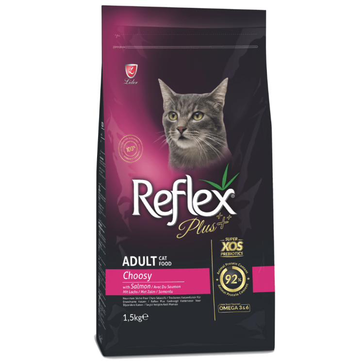 reflex plus salmon choosy adult cat food