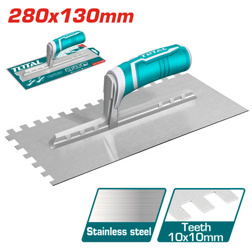 TOTAL THTT81286 Plastering Trowel مالج مشرنف يد ربر