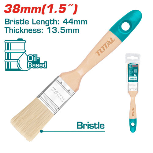 فرشاية دهان يد خشب 1.5" TOTAL THT84151 Paint brush