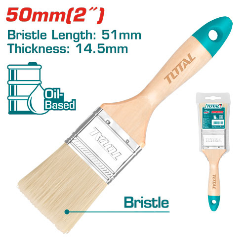 فرشاية دهان يد خشب 2" TOTAL THT84021 Paint brush