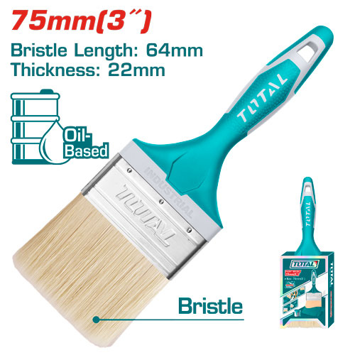 Paint THT84036 brush (plastic handle covered rubber) 3"  فرشاية دهان ثقيل يد بلاستيك