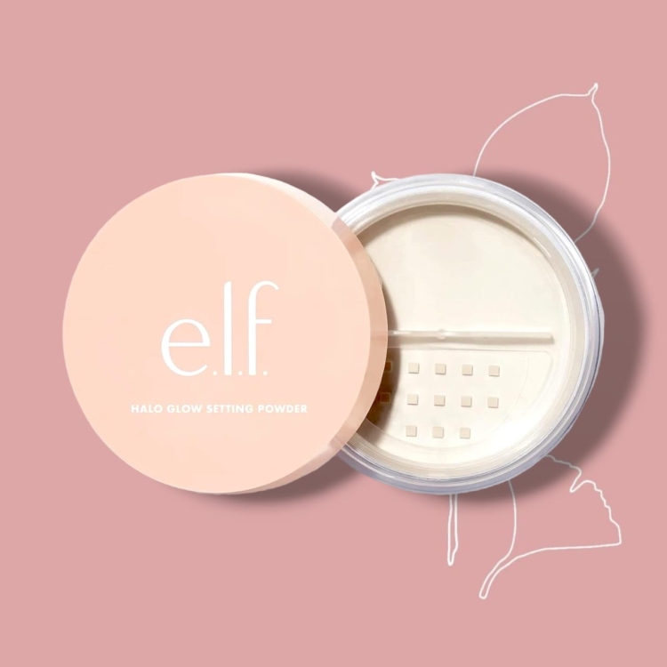 ELF Halo Glow Setting loose Powder لوس باودر لتثبيت الكونسيلر والفاونديشن 