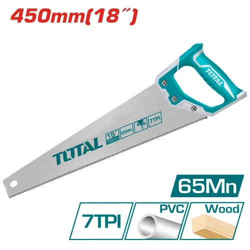 TOTAL THT55186 Hand saw 450mm/18" منشار خشب