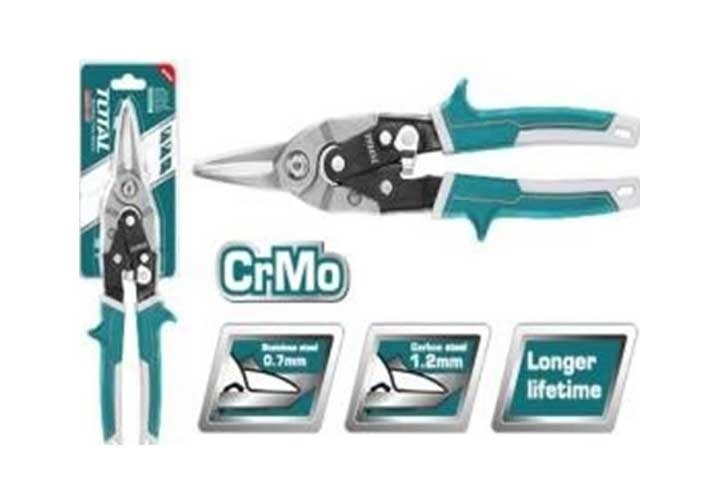 مقص صاج مستقيم ثقيل جدا Total THTJ532106 Aviation snip 10"