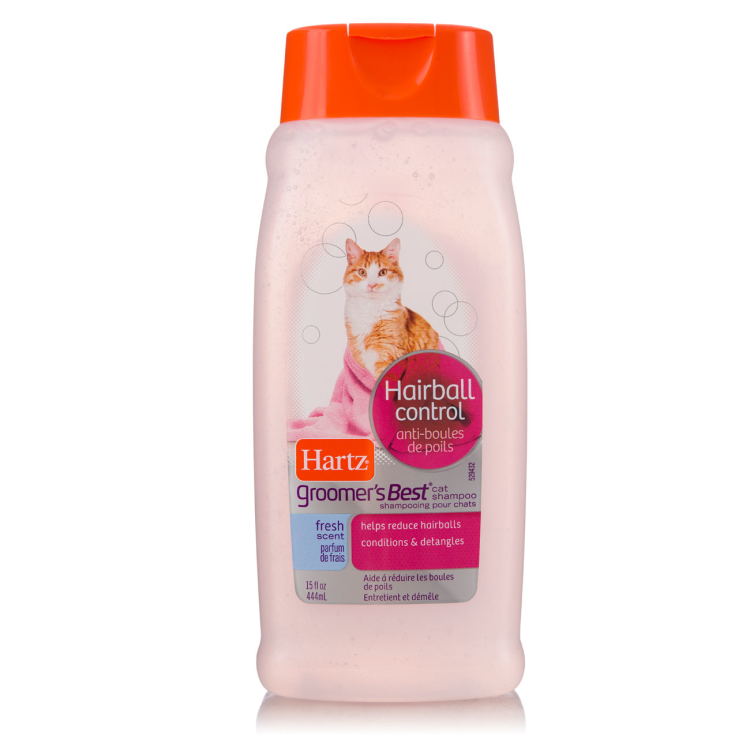 Extra gentle hairball control and detangles cat shampoo