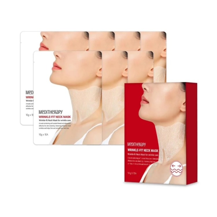 Meditherapy - Wrinkle-Fit Neck Mask Set 10g x 7 sheets 