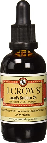 J.CROW'S® Lugol's Solution of Iodine 2% 2oz