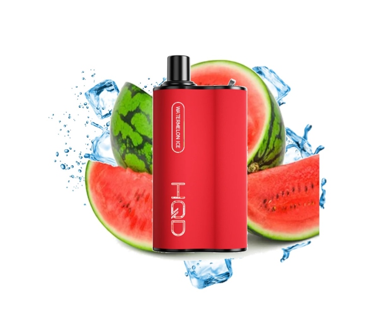 HQD BOX Watermelon Ice  - 5500 Puff - Rechargeable, Disposable Vape 