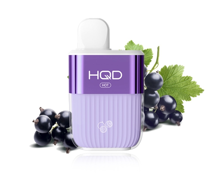 HQD HOT Blackcurrant - 5000 Puff - Rechargeable, Disposable Vape 