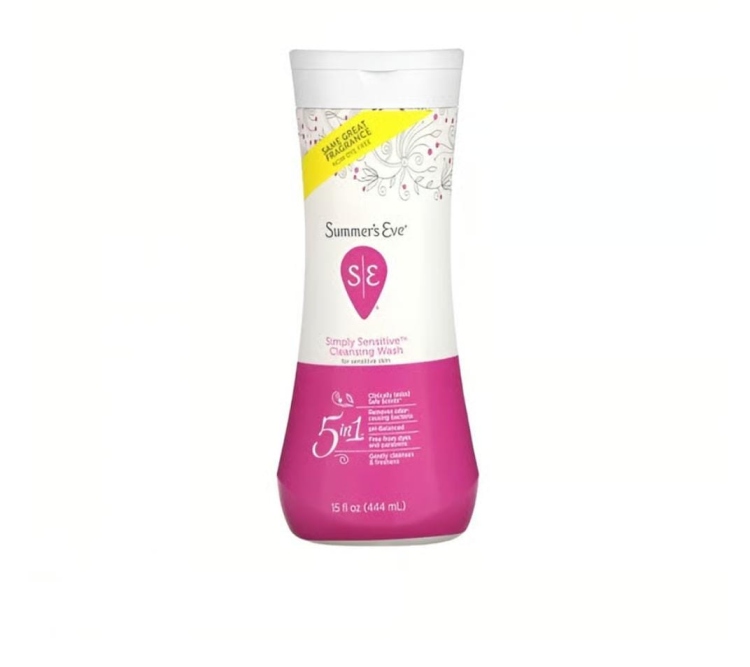 غسول المنطقة الحساسة سمرز ايف للبشرة الحساسة 266مل - Summers Eve Simply Sensitive Cleansing Wash