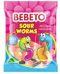 بيبتو سور وورمز سوس بالفواكة 80 غم
