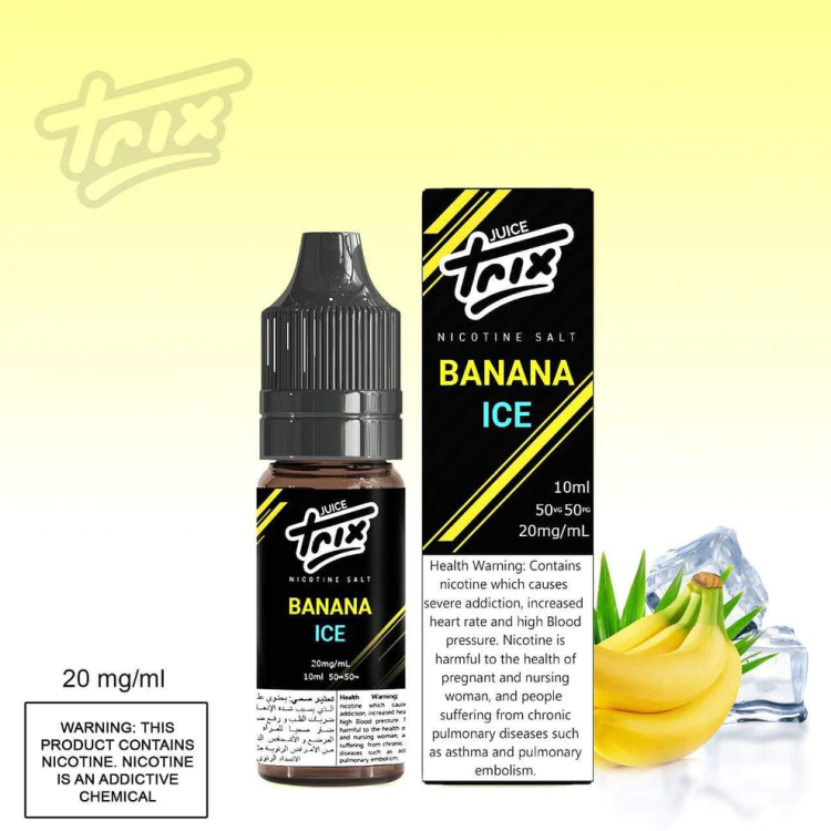 Trix Banana Ice, SalrNic, Vape Juice 