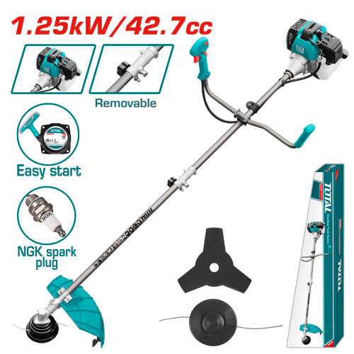 TOTAL GASOLINE GRASS TRIMMER AND BUSH CUTTER TP5434421