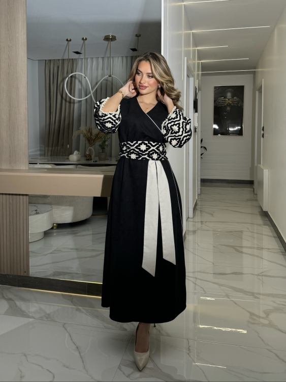 جلابية ملفته  Wrapped Belted Jalabiya 