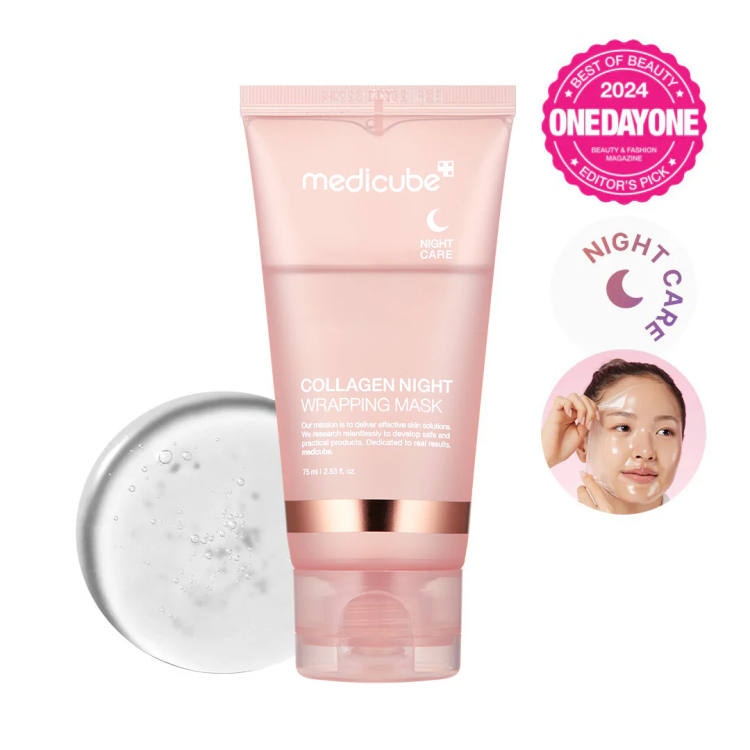 Medicube Collagen Night Wrapping Mask قناع الكولاجين الليلي من ميدكيوب