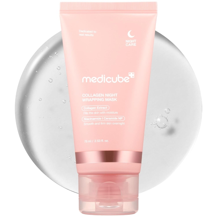 Medicube Collagen Night Wrapping Mask قناع الكولاجين الليلي من ميدكيوب