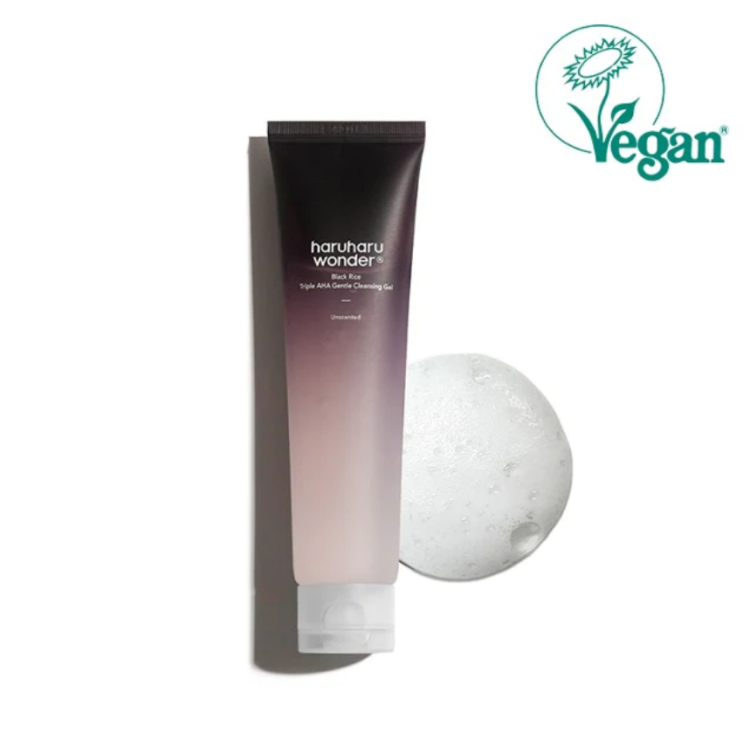 Haruharu WONDER, Black Rice Triple AHA Gentle Cleansing Gel